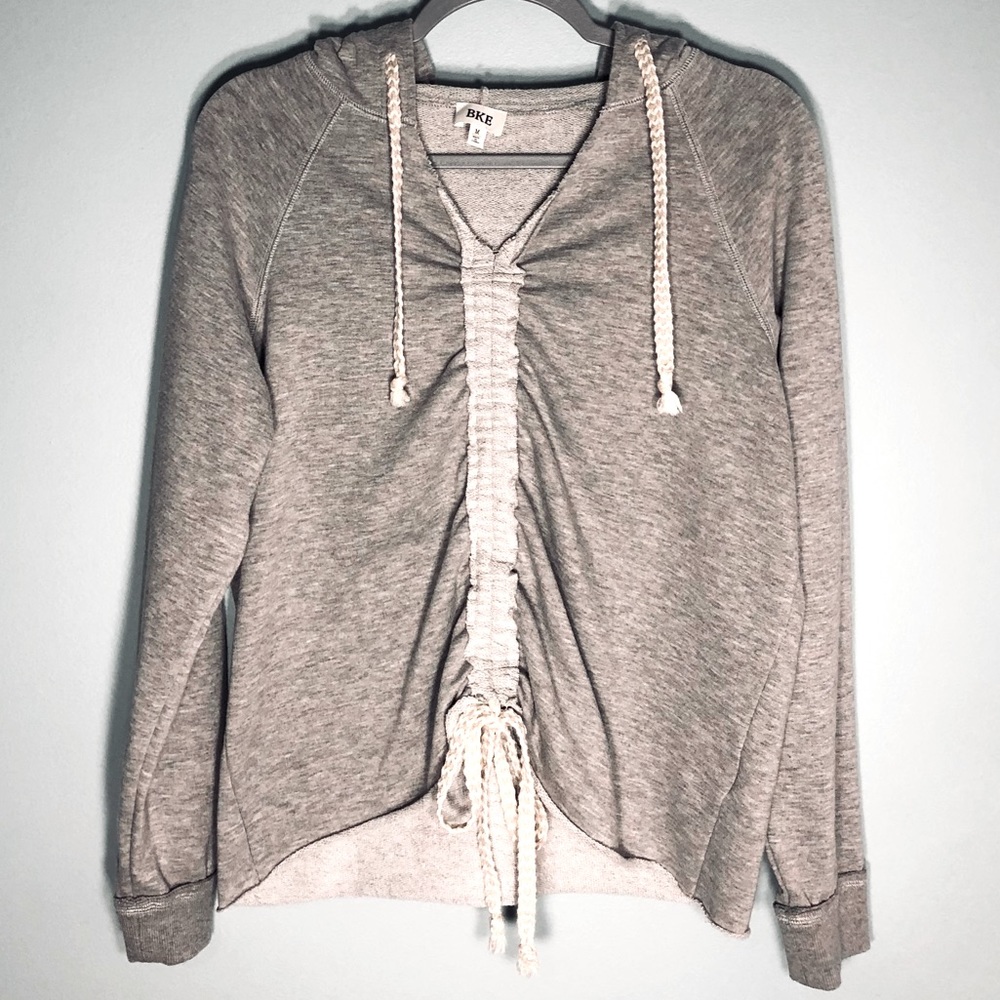 BKE Women’s Heather Grey Hooded Sweatshirt